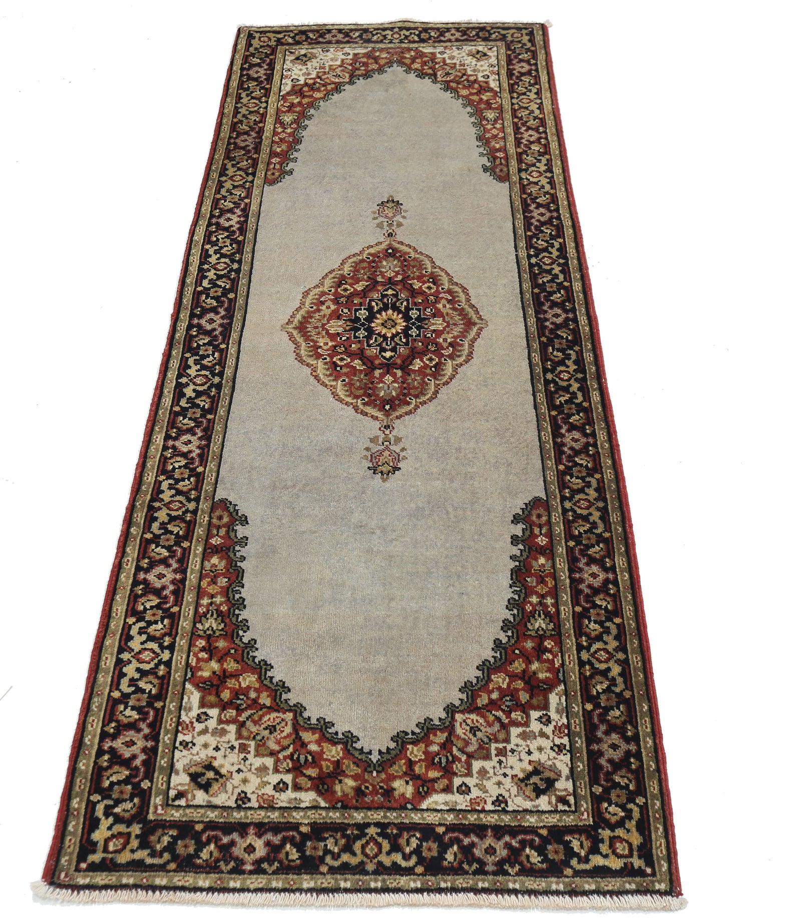Hand Knotted Ziegler Wool Rug - 2'3'' x 6'7''