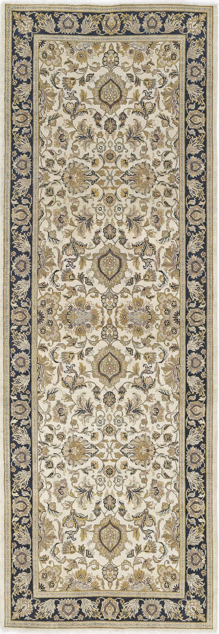 Hand Knotted Ziegler Wool Rug - 4'0'' x 11'6''