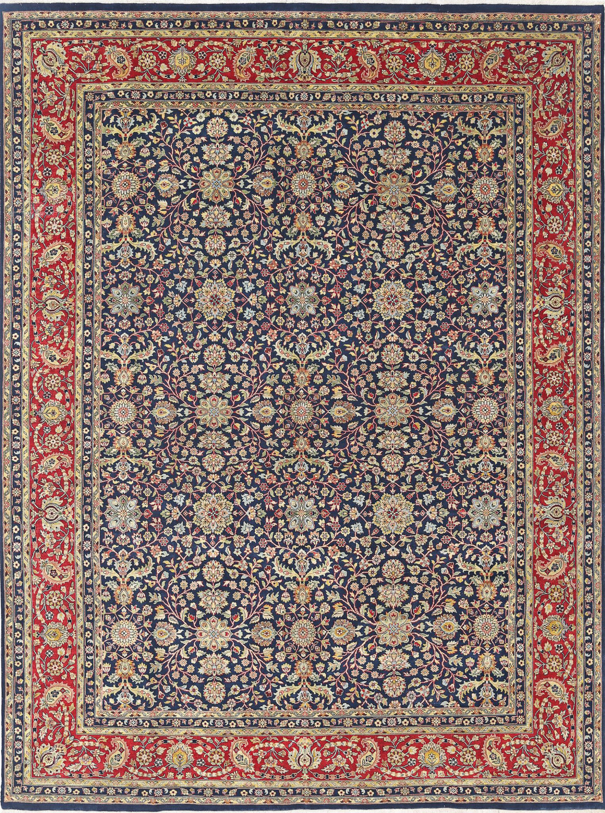 Hand Knotted Heritage Wool Rug - 8&#39;9&#39;&#39; x 11&#39;11&#39;&#39;