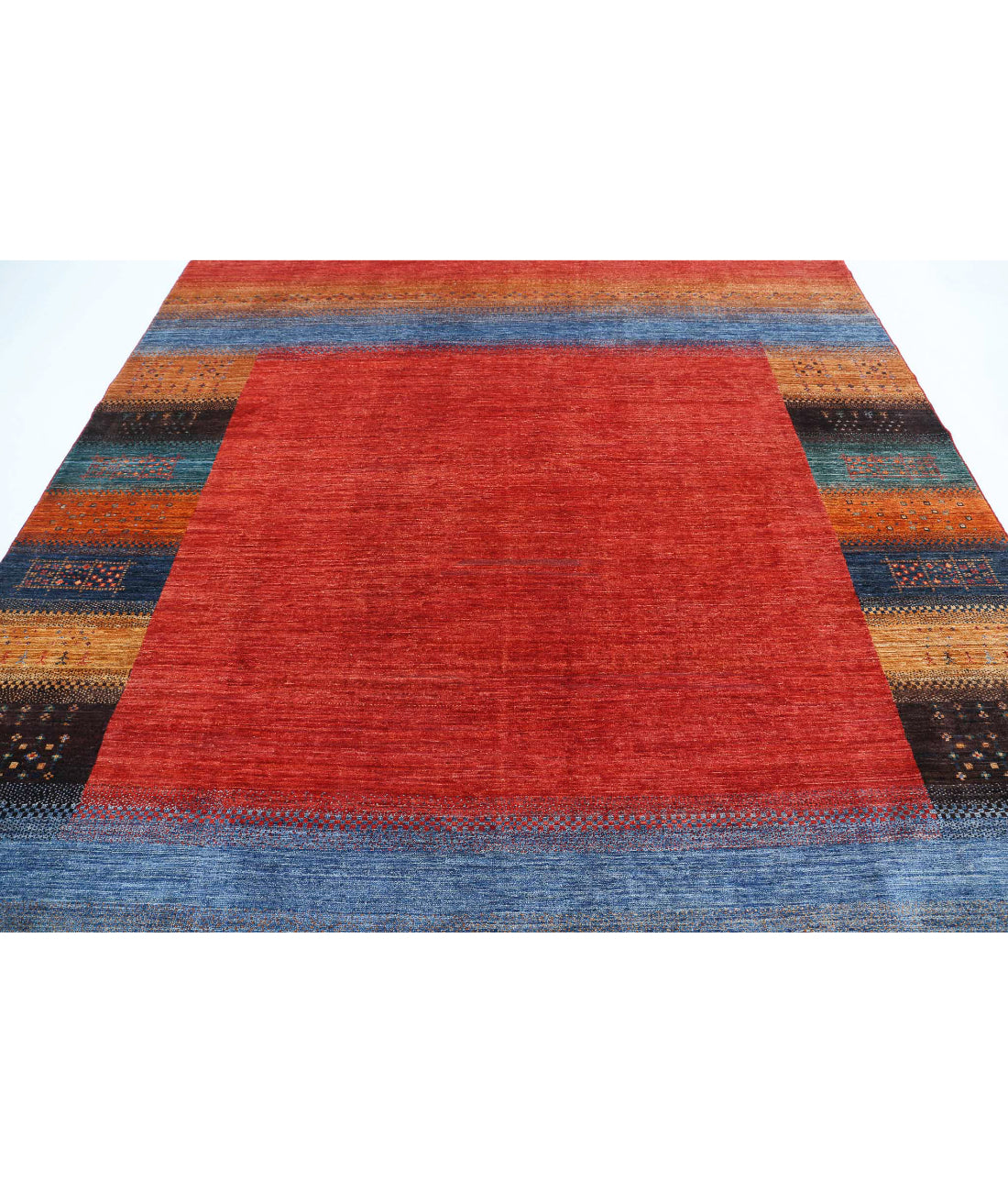 Hand Knotted Gabbeh Wool Rug - 8'4'' x 9'7'' 8'4'' x 9'7'' (250 X 288) / Multi / Multi