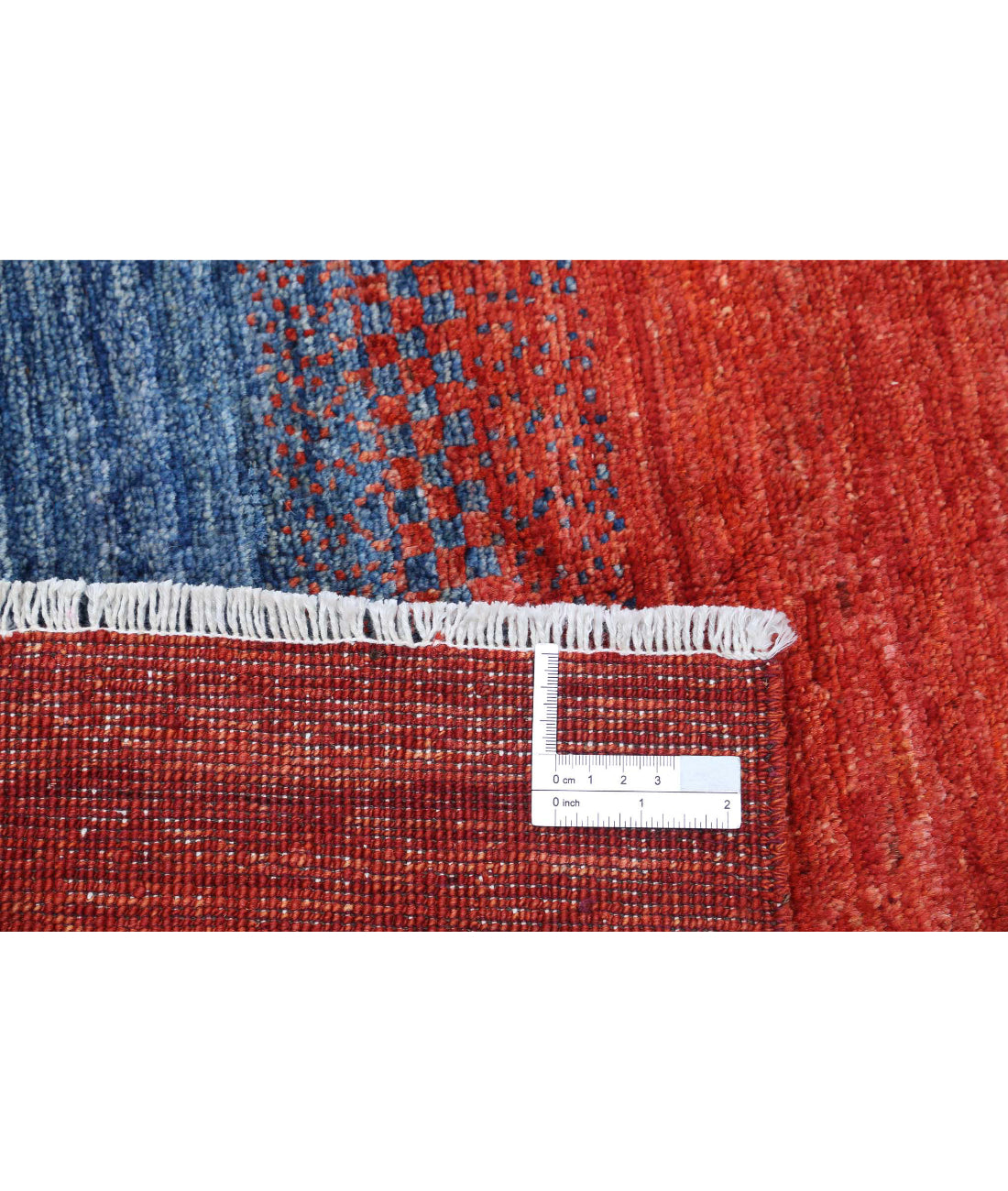 Hand Knotted Gabbeh Wool Rug - 8'4'' x 9'7''