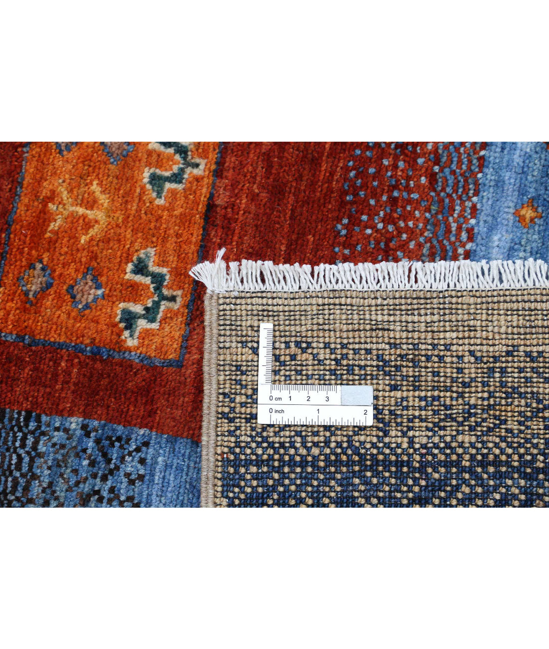Hand Knotted Gabbeh Wool Rug - 8'2'' x 9'6''