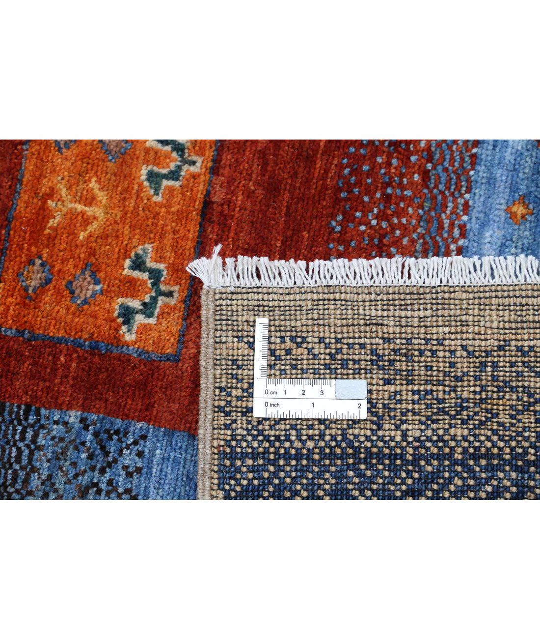 Hand Knotted Gabbeh Wool Rug - 8'2'' x 9'6'' 8'2'' x 9'6'' (245 X 285) / Multi / Multi