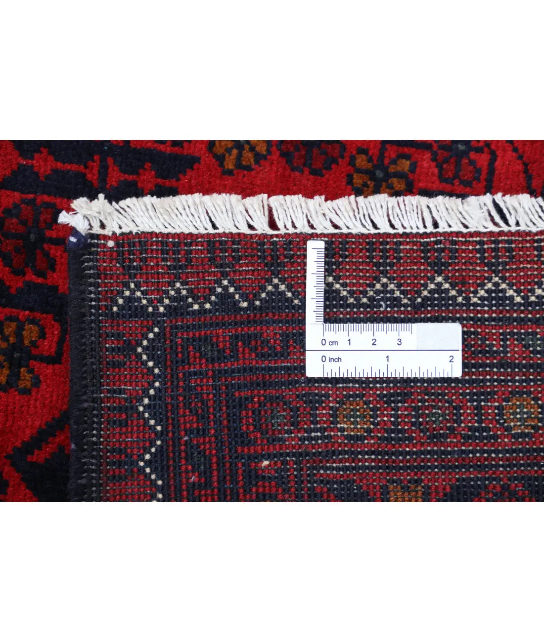 Tapis afghan en laine Khamyab noué à la main - 8'4'' x 11'3''