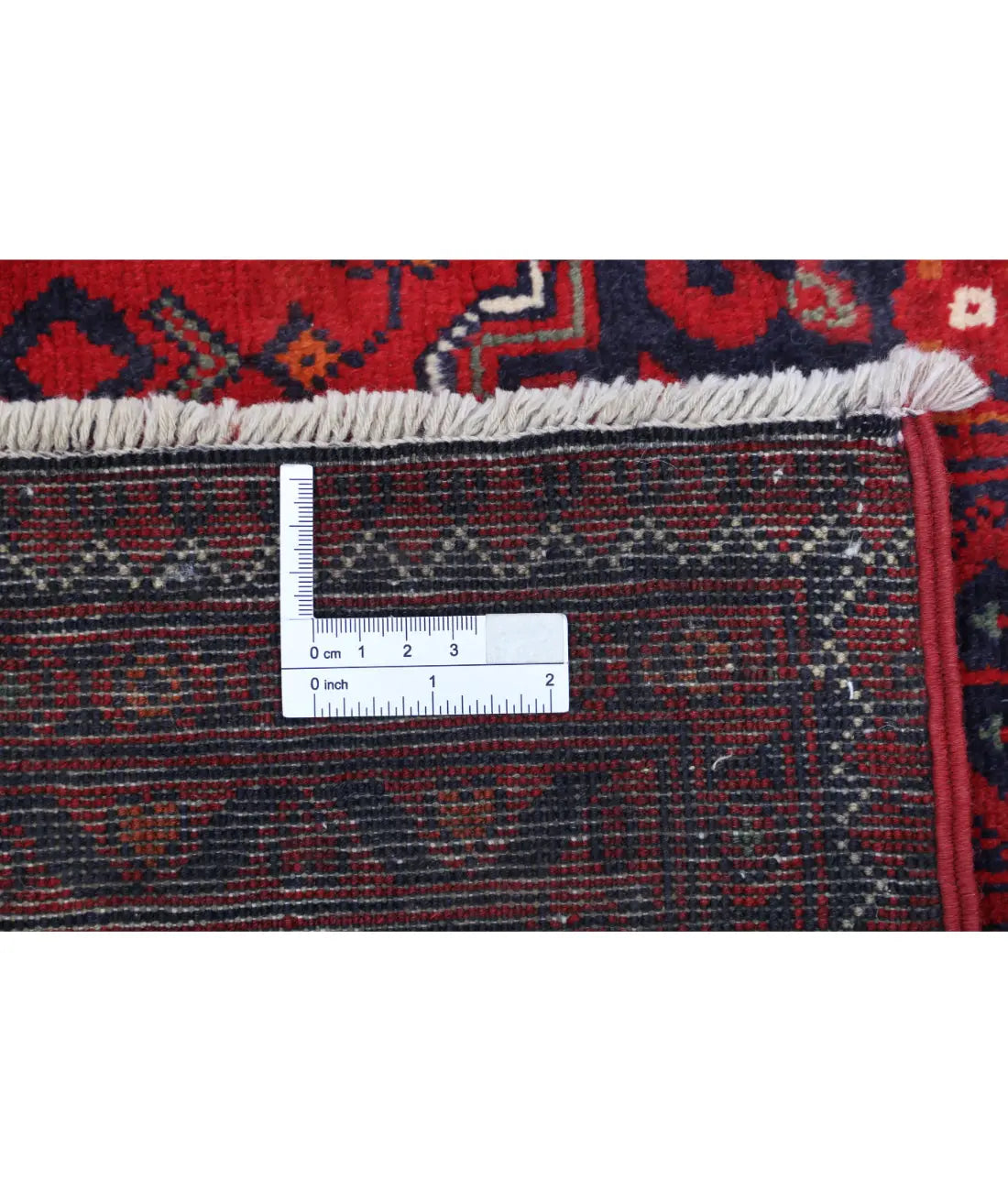 Hand Knotted Afghan Khamyab Wool Rug - 9'8'' x 12'4''