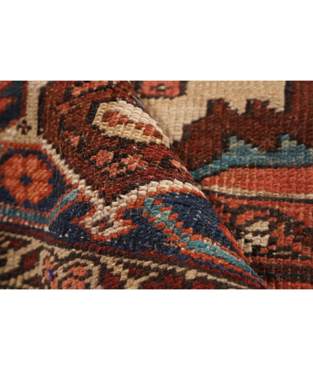 Hand Knotted Antique Masterpiece Oriental Heriz Wool Rug - 10'0'' x 14'5''