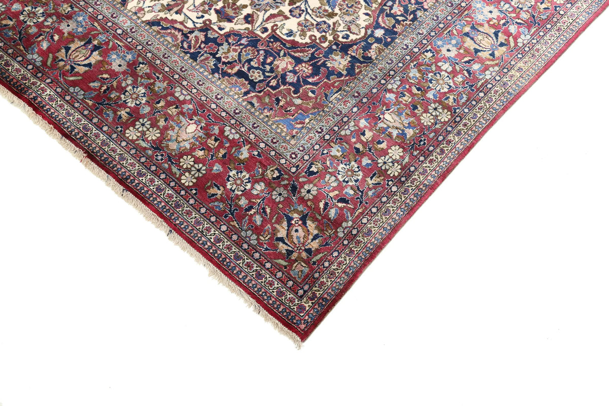 Hand Knotted Antique Masterpiece Persian Kashan Fine Silk Rug - 4'3'' x 6'8'' - Arteverk Rugs Area rug