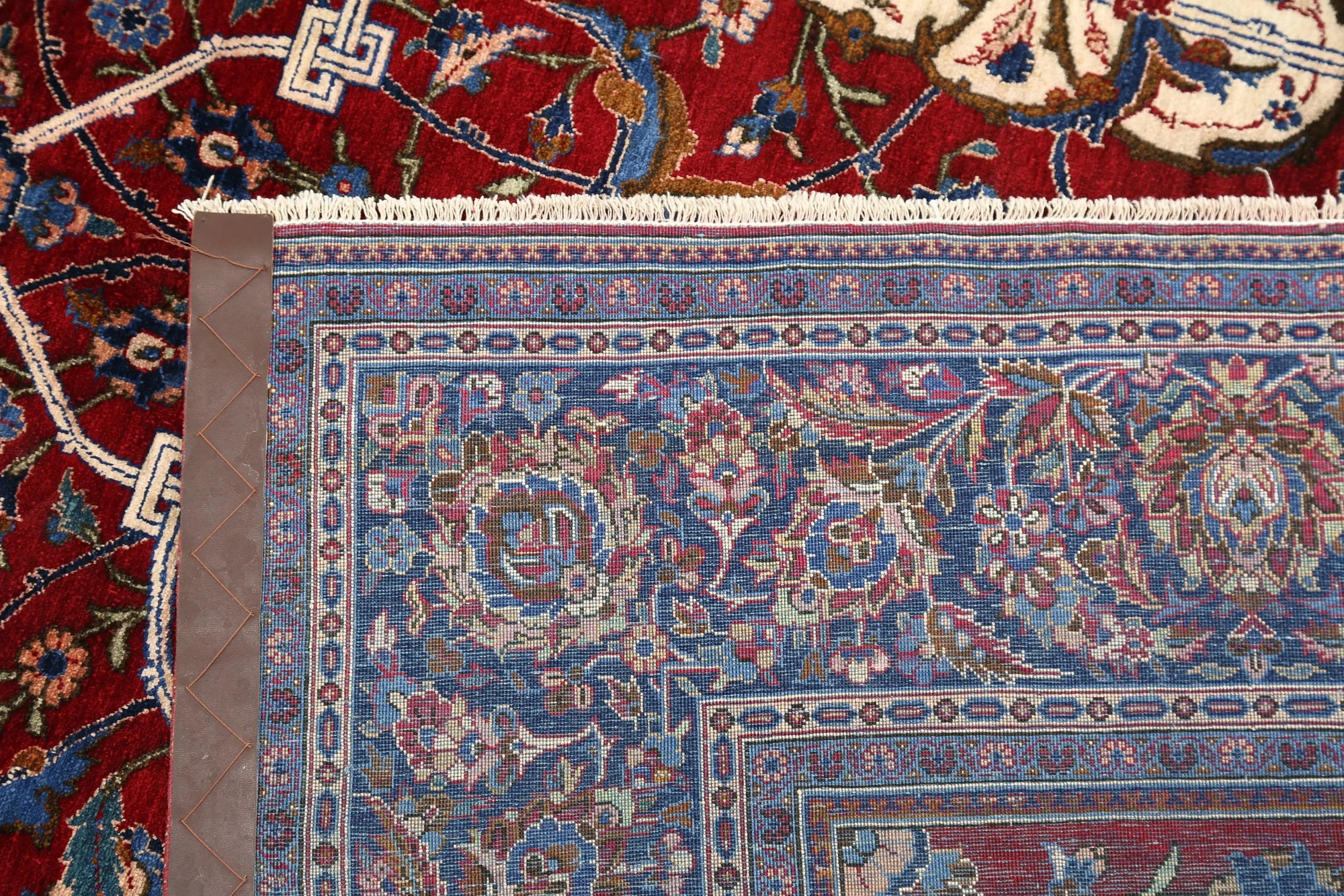 Hand Knotted Antique Masterpiece Persian Kashan Fine Silk Rug - 4'5'' x 6'9'' - Arteverk Rugs Area rug