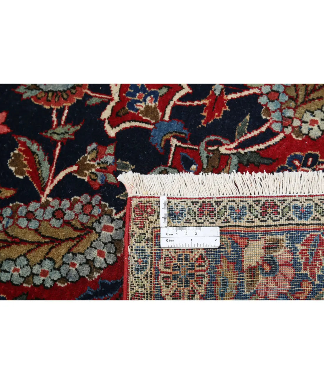 Hand Knotted Antique Masterpiece Oriental Kashan Fine Wool Rug - 10'4'' x 14'4''