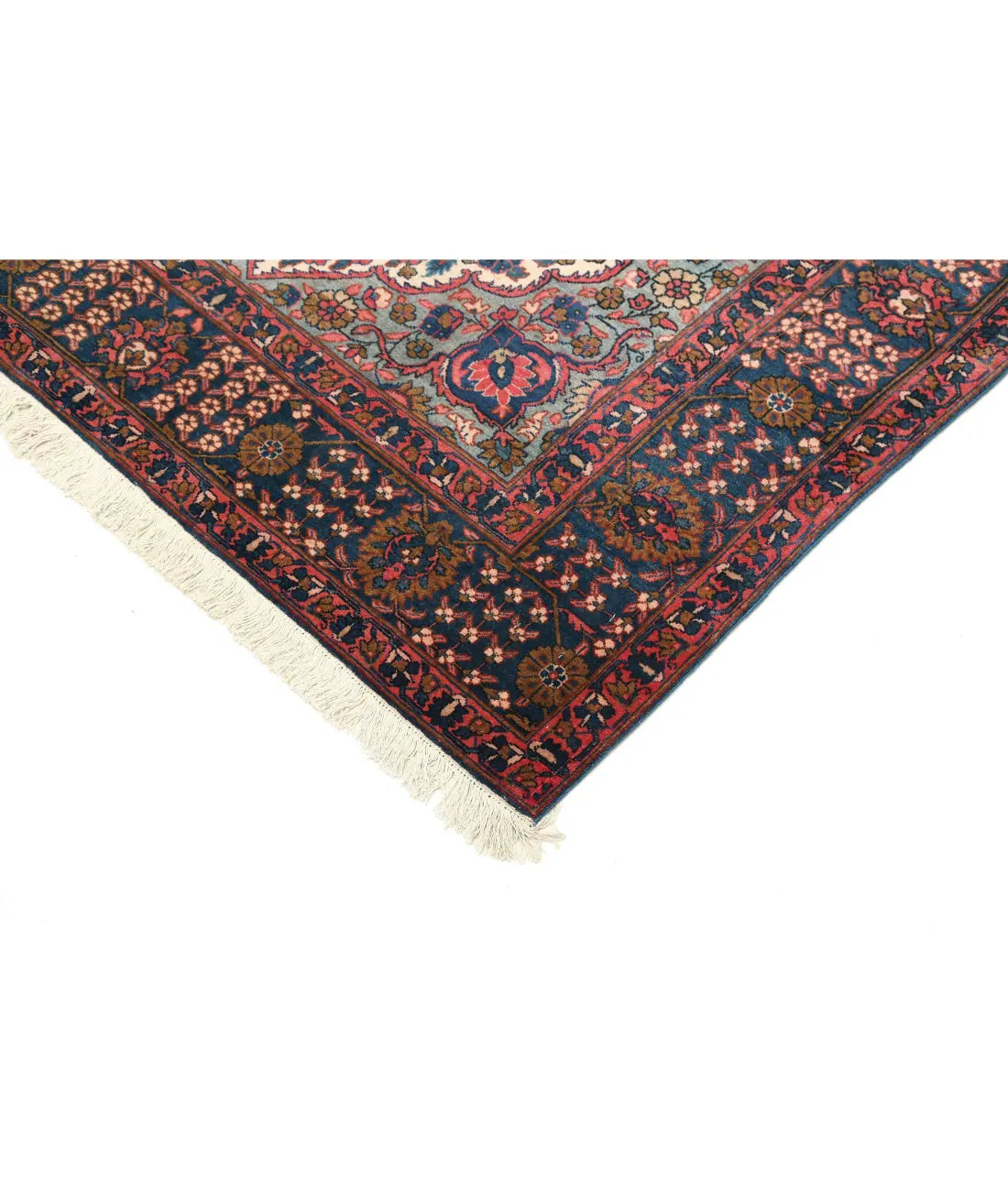 Hand Knotted Antique Masterpiece Persian Kerman Wool Rug - 4'5'' x 6'1'' - Arteverk Rugs Area rug