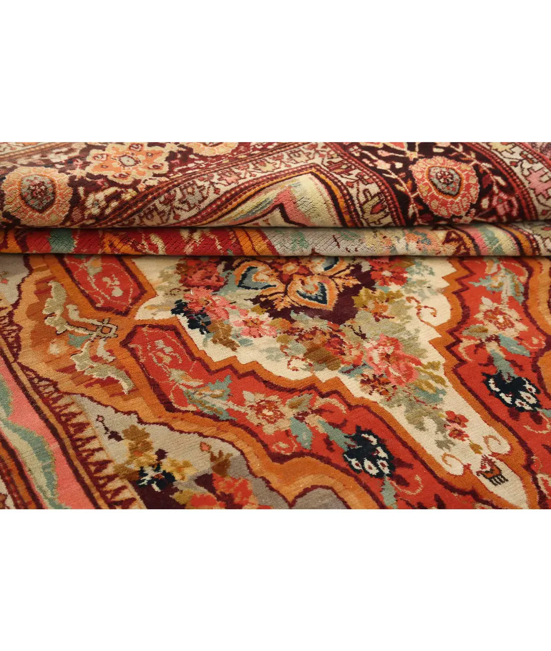Hand Knotted Antique Masterpiece Persian Malayer Wool Rug - 4'5'' x 6'3'' - Arteverk Rugs Area rug
