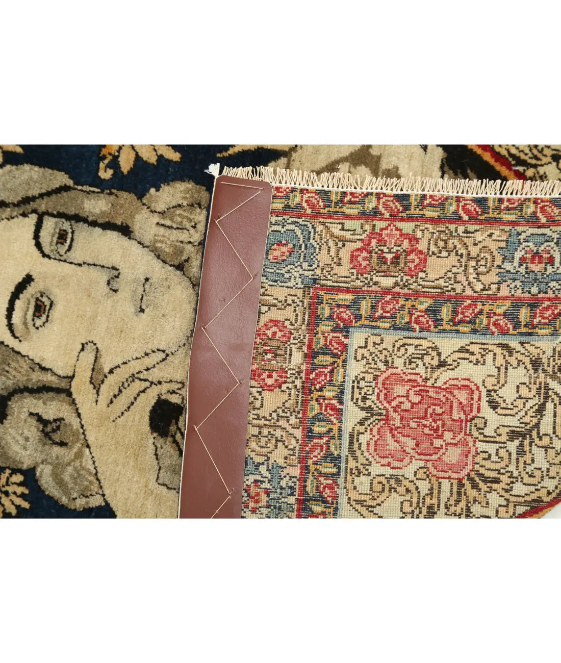 Hand Knotted Antique Masterpiece Persian Tabriz Fine Wool Rug - 1'11'' x 2'10'' - Arteverk Rugs Area rug