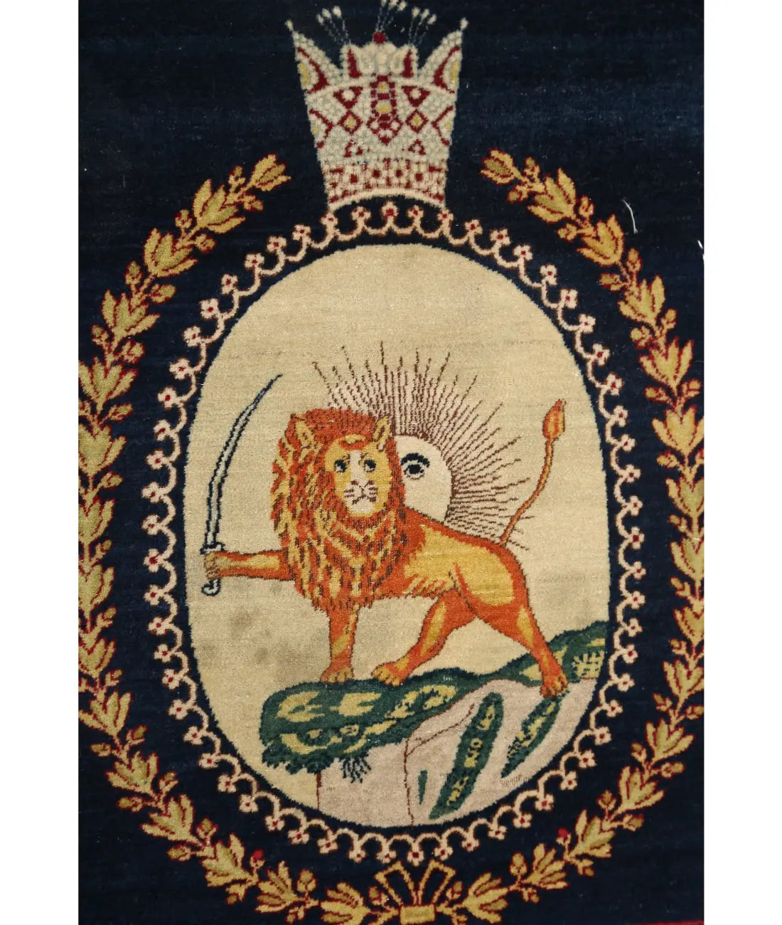 Hand Knotted Antique Masterpiece Oriental Tabriz Fine Wool Rug - 1'5'' x 1'9''