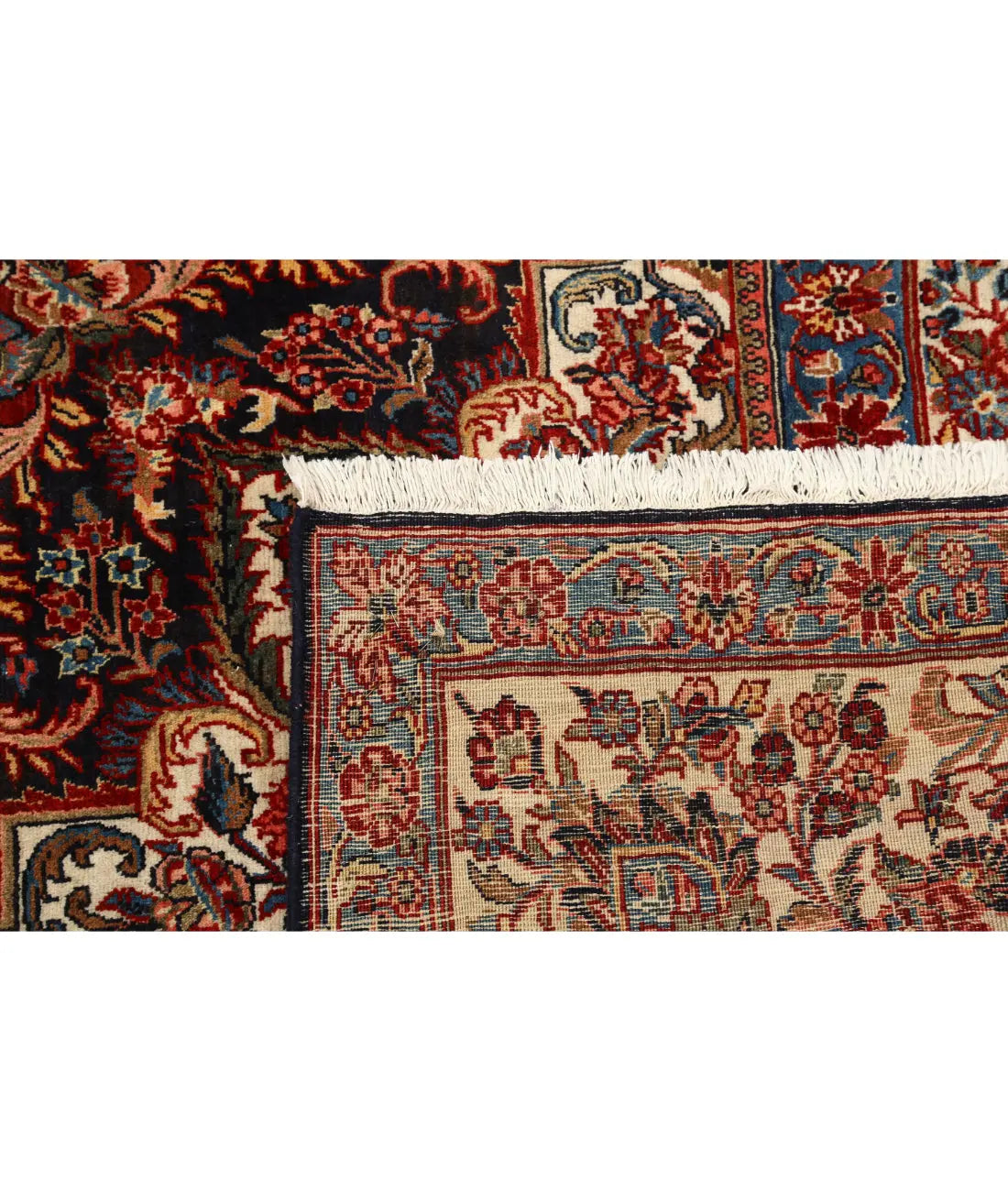 Hand Knotted Antique Persian Bijar Fine Wool Rug - 11'0'' x 14'7'' - Arteverk Rugs Area rug