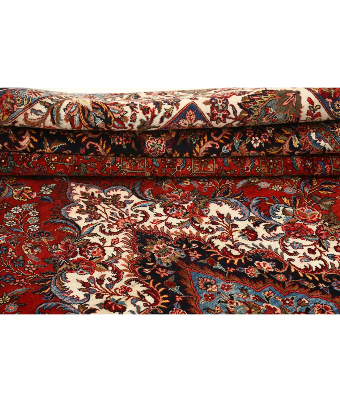 Hand Knotted Antique Persian Bijar Fine Wool Rug - 11'0'' x 14'7'' - Arteverk Rugs Area rug