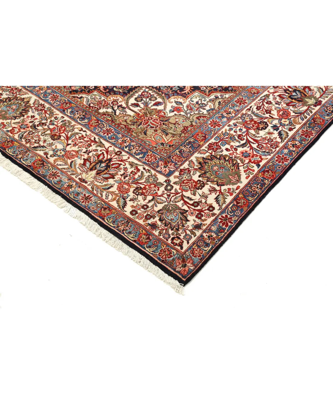 Hand Knotted Antique Persian Bijar Fine Wool Rug - 11'0'' x 14'7'' - Arteverk Rugs Area rug