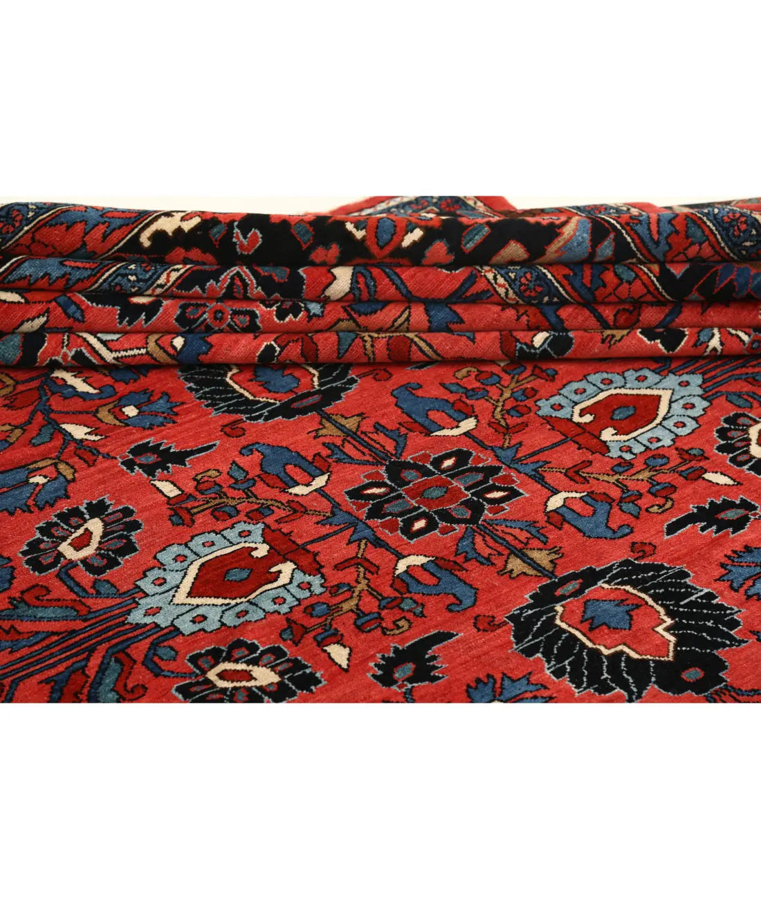 Hand Knotted Antique Persian Mehraban Wool Rug - 12'2'' x 20'10'' - Arteverk Rugs Area rug