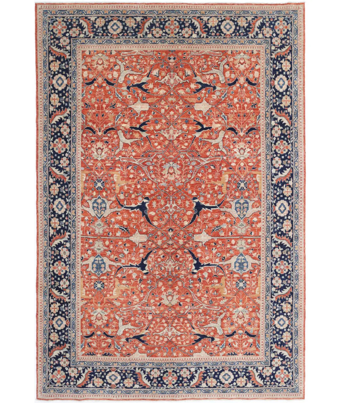 Hand Knotted Ariana Haji Jalili Wool Rug - 6'0'' x 9'1'' - Arteverk Rugs Area rug