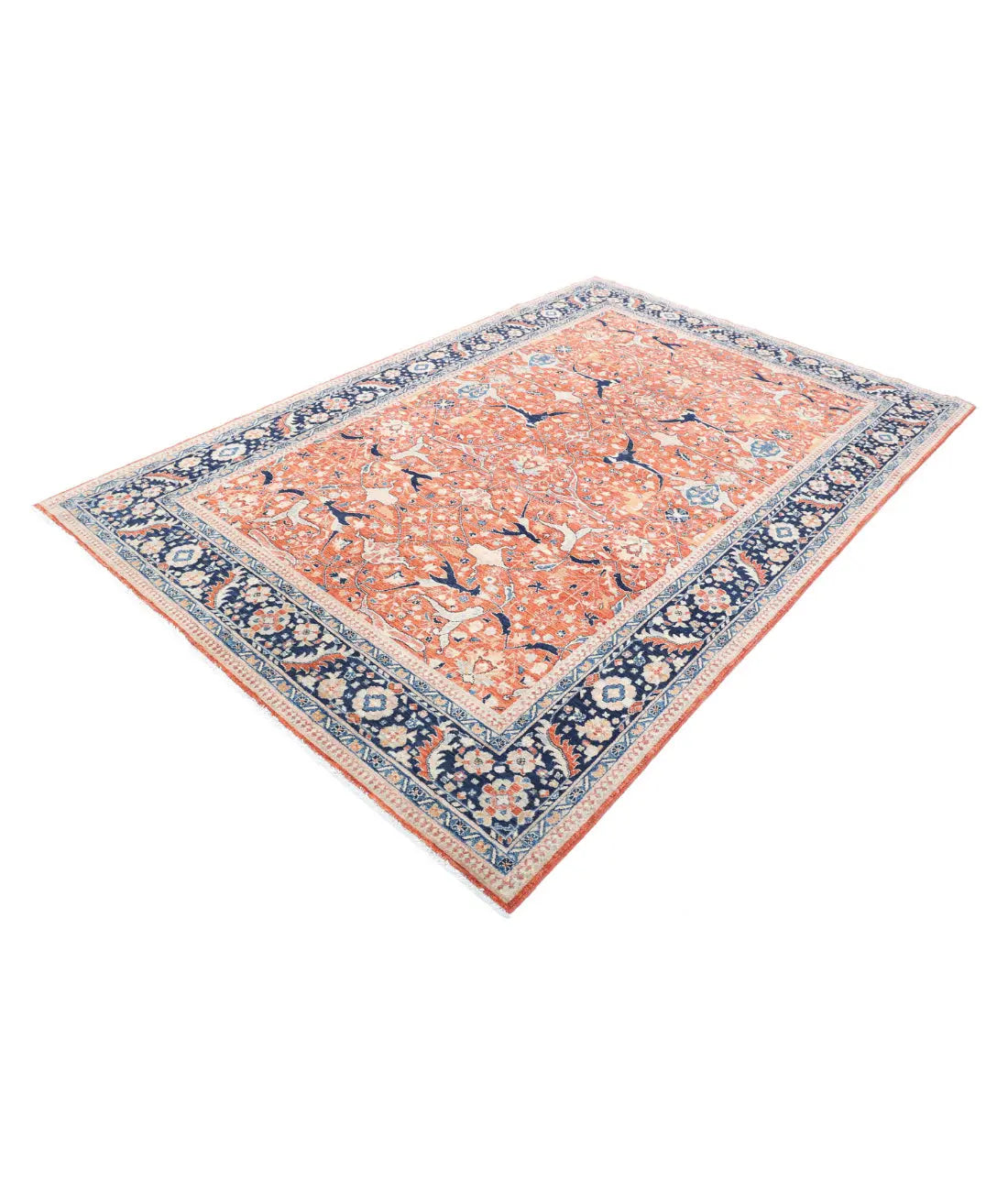 Hand Knotted Ariana Haji Jalili Wool Rug - 6'0'' x 9'1'' - Arteverk Rugs Area rug