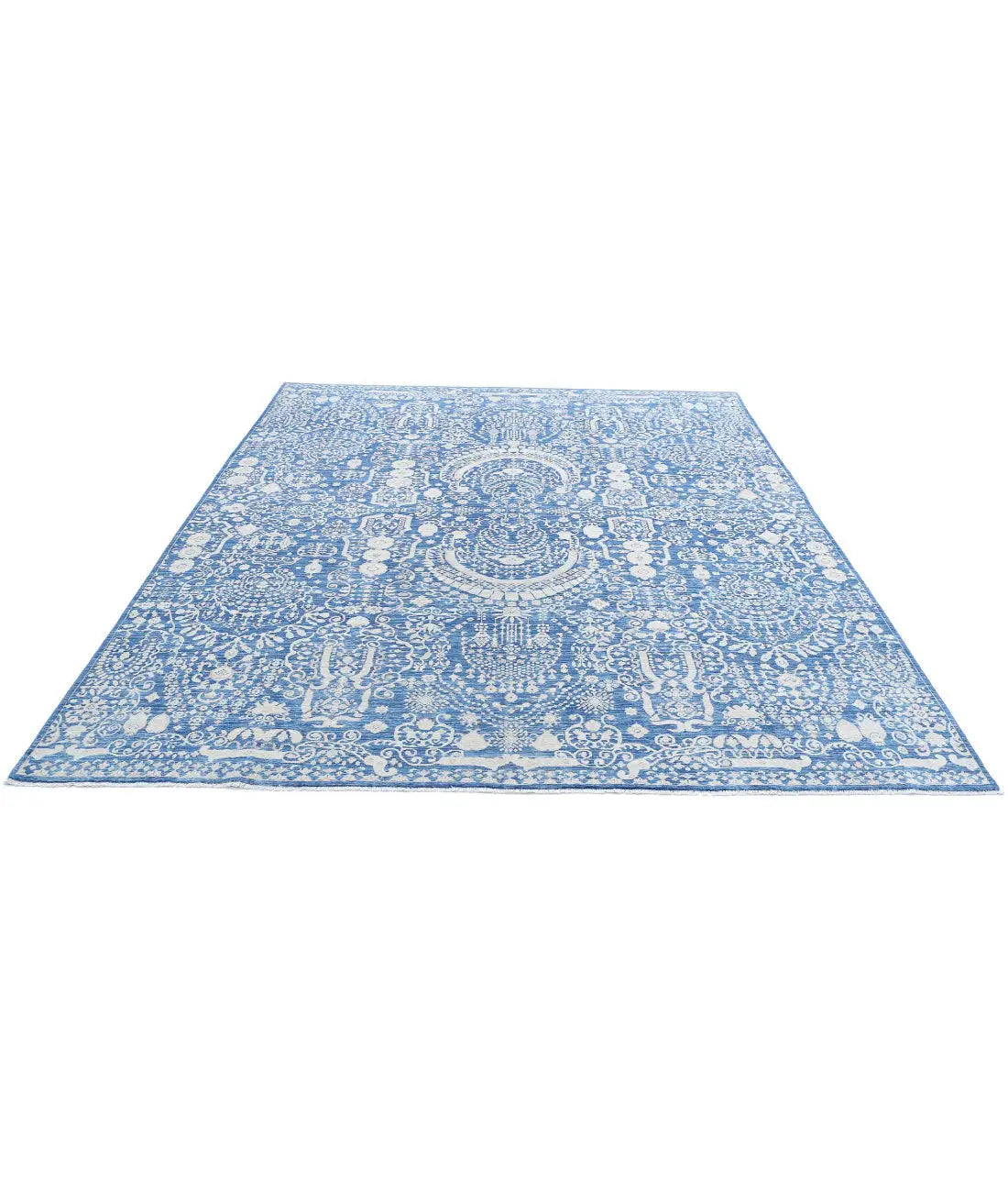 Hand Knotted Ariana Haji Jalili Wool Rug - 8'0'' x 9'8'' - Arteverk Rugs Area rug