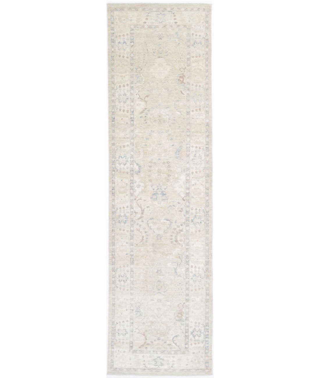Hand Knotted Ariana Haji Jalili Wool & Silk Rug - 3'2'' x 12'10''