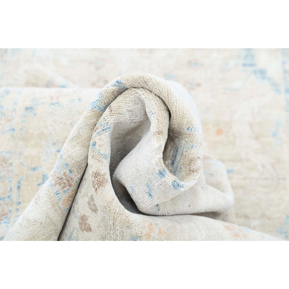 Hand Knotted Ariana Haji Jalili Wool & Silk Rug - 3'2'' x 12'10''