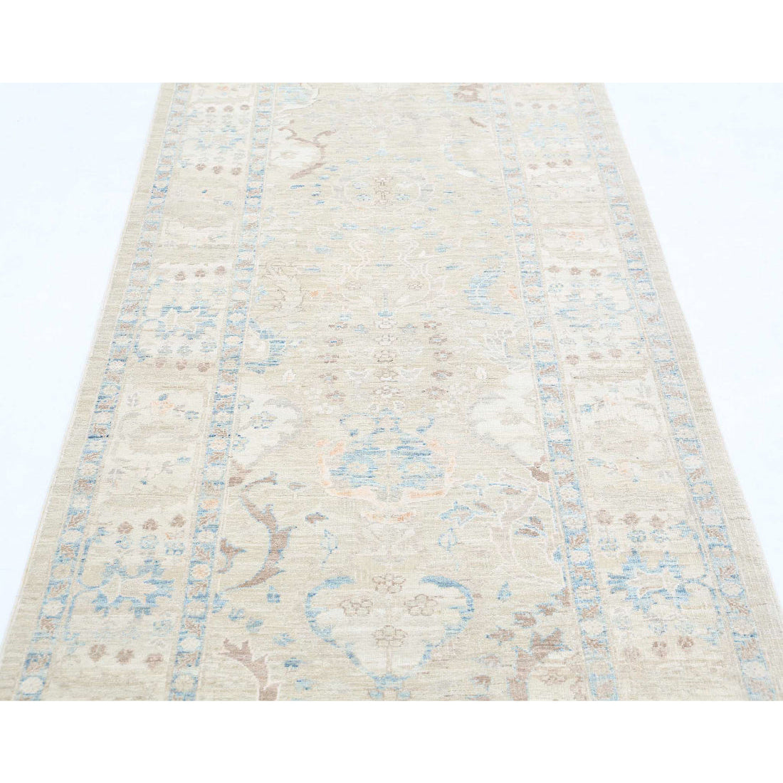 Hand Knotted Ariana Haji Jalili Wool & Silk Rug - 3'2'' x 12'10''