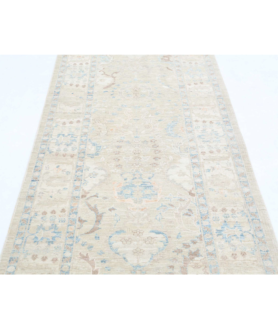 Hand Knotted Ariana Haji Jalili Wool & Silk Rug - 3'2'' x 12'10''