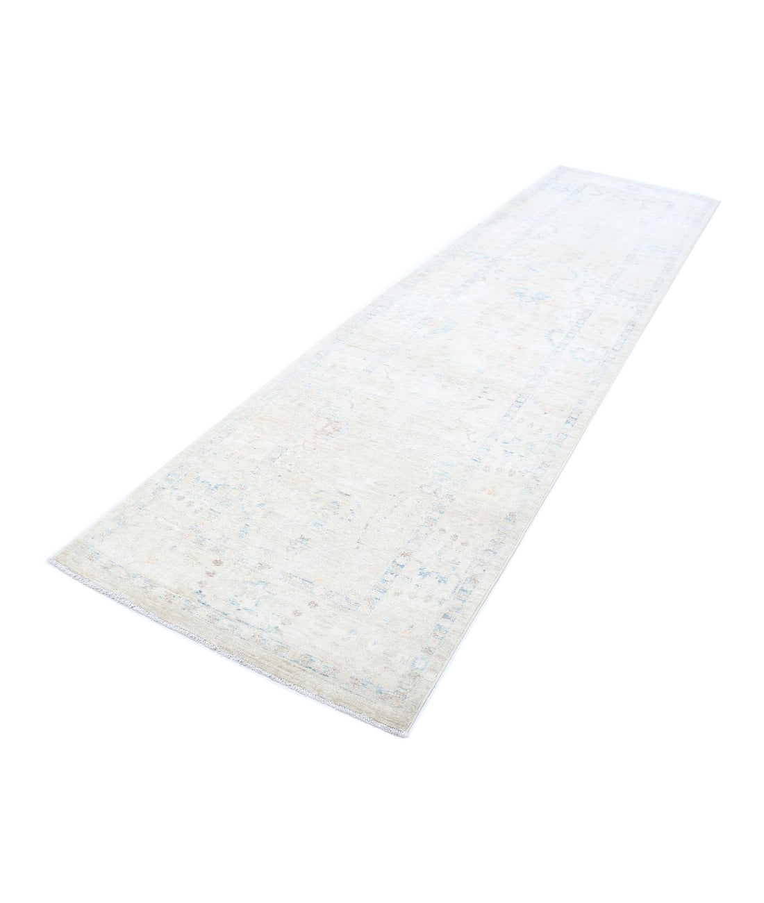 Hand Knotted Ariana Haji Jalili Wool & Silk Rug - 3'2'' x 12'10''
