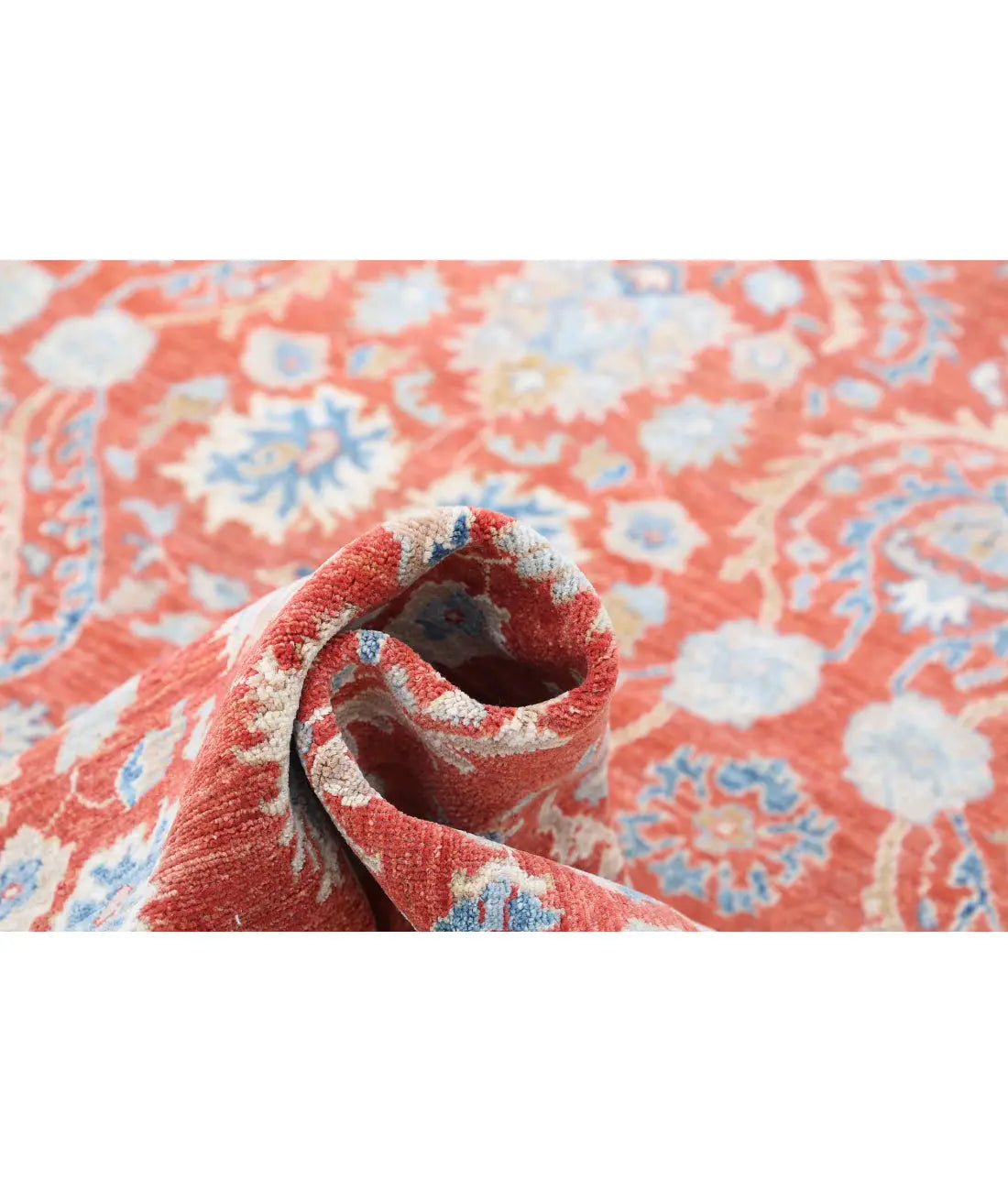 Hand Knotted Art & Craft Wool Rug - 8'9'' x 12'0'' - Arteverk Rugs Area rug