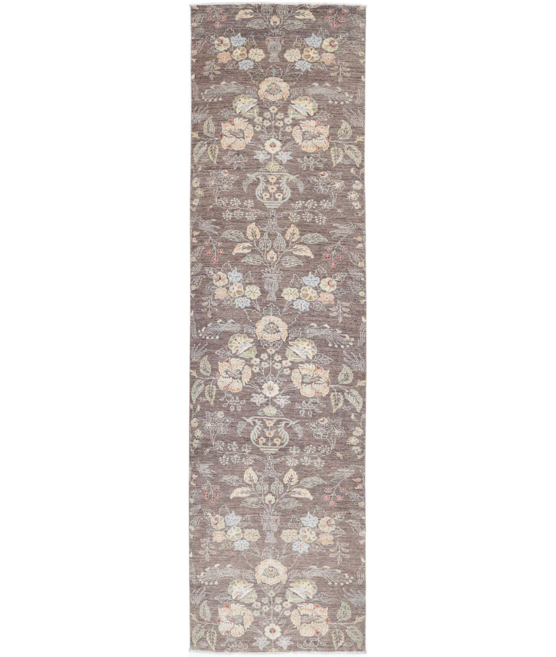 Hand Knotted Artemix Wool Rug - 2'9'' x 11'8''