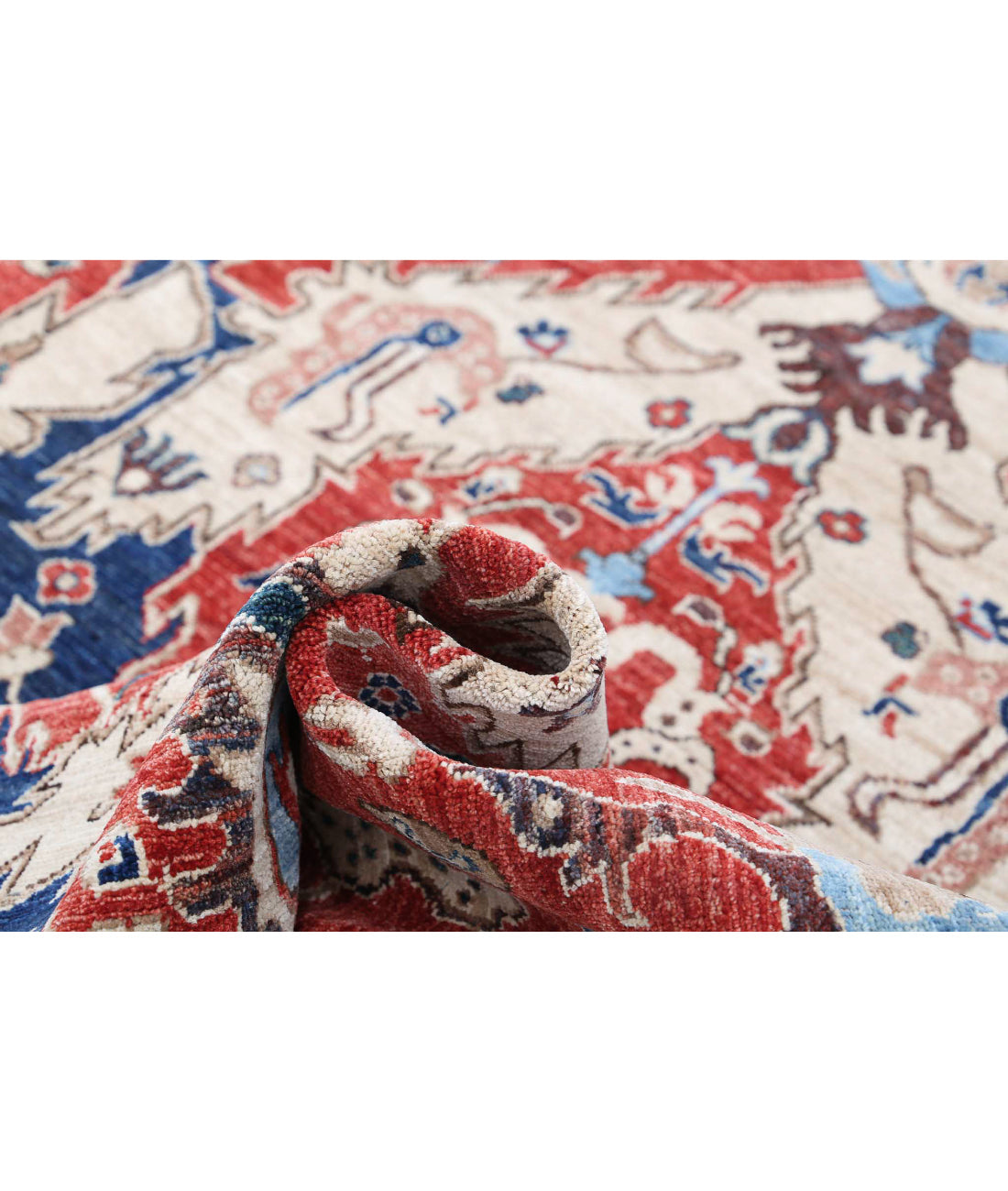 Hand Knotted Artemix Wool Rug - 7'8'' x 9'11''