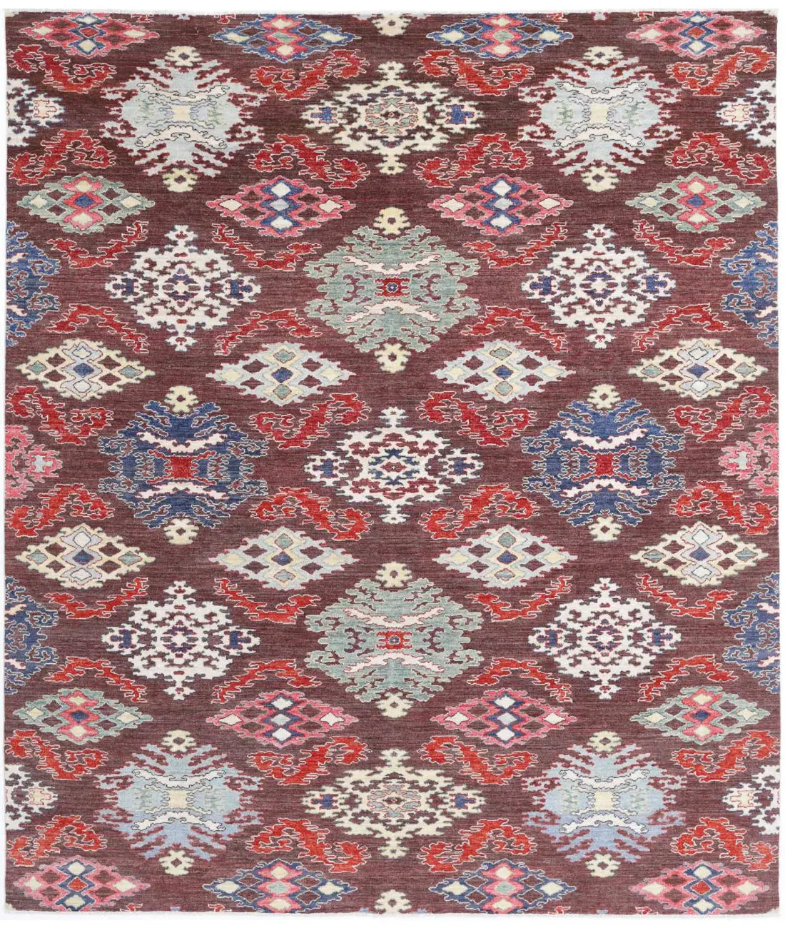 Hand Knotted Artemix Wool Rug - 8&#39;0&#39;&#39; x 9&#39;7&#39;&#39; - Arteverk Rugs Area rug