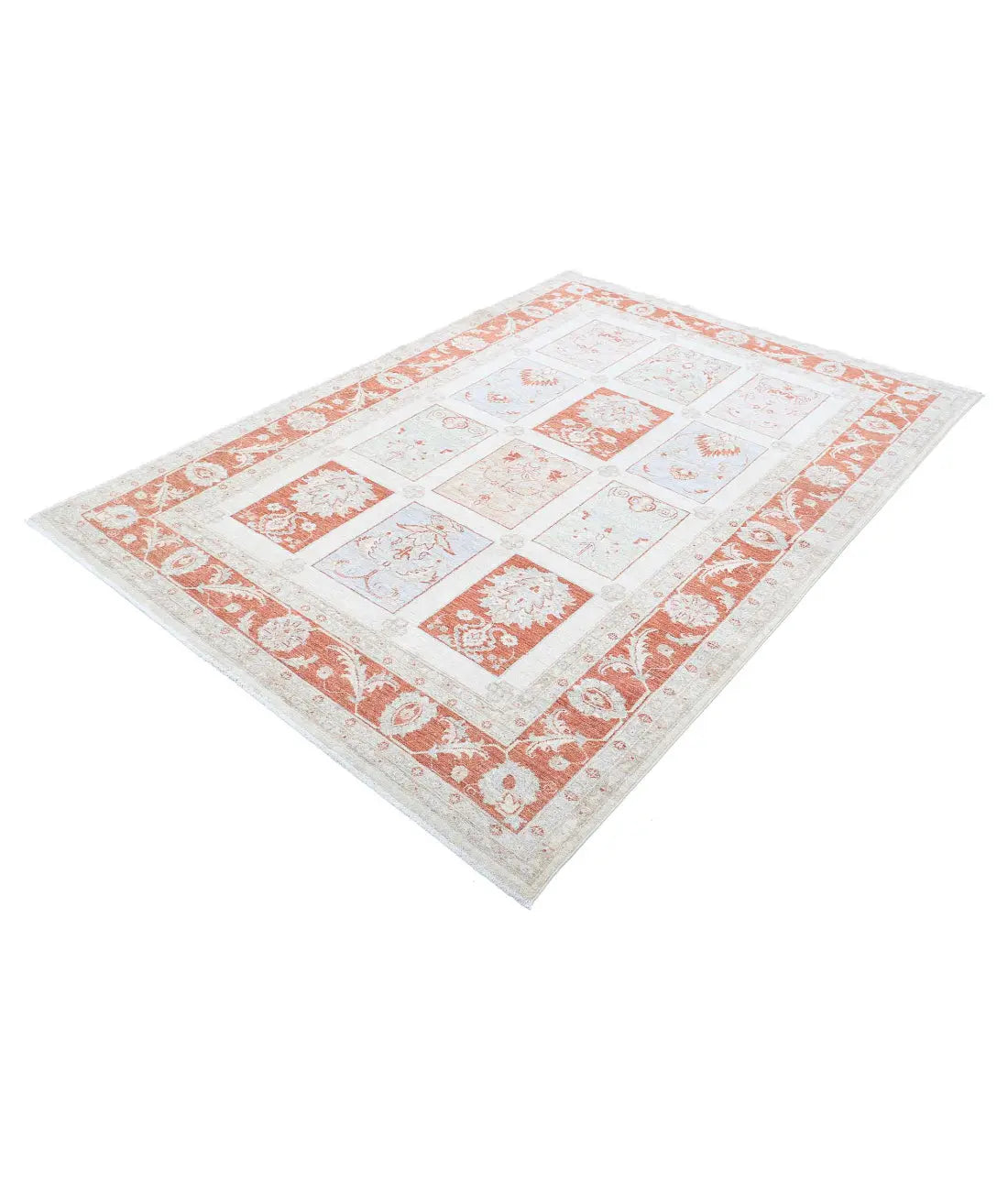 Hand Knotted Bakhtiari Wool Rug - 5'7'' x 7'9''