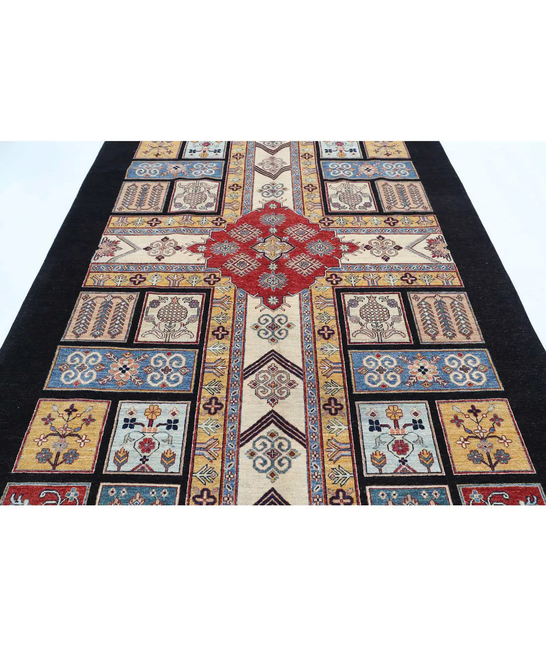 Tapis en laine Bakhtiari noué à la main - 6'7'' x 9'7''