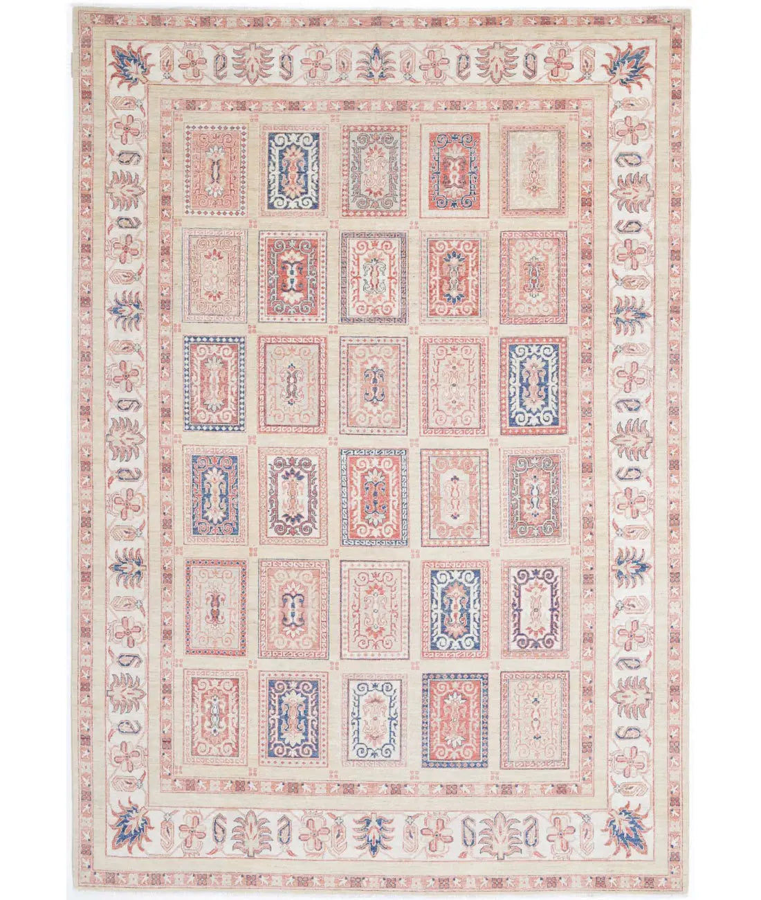 Hand Knotted Bakhtiari Wool Rug - 7'11'' x 11'6''