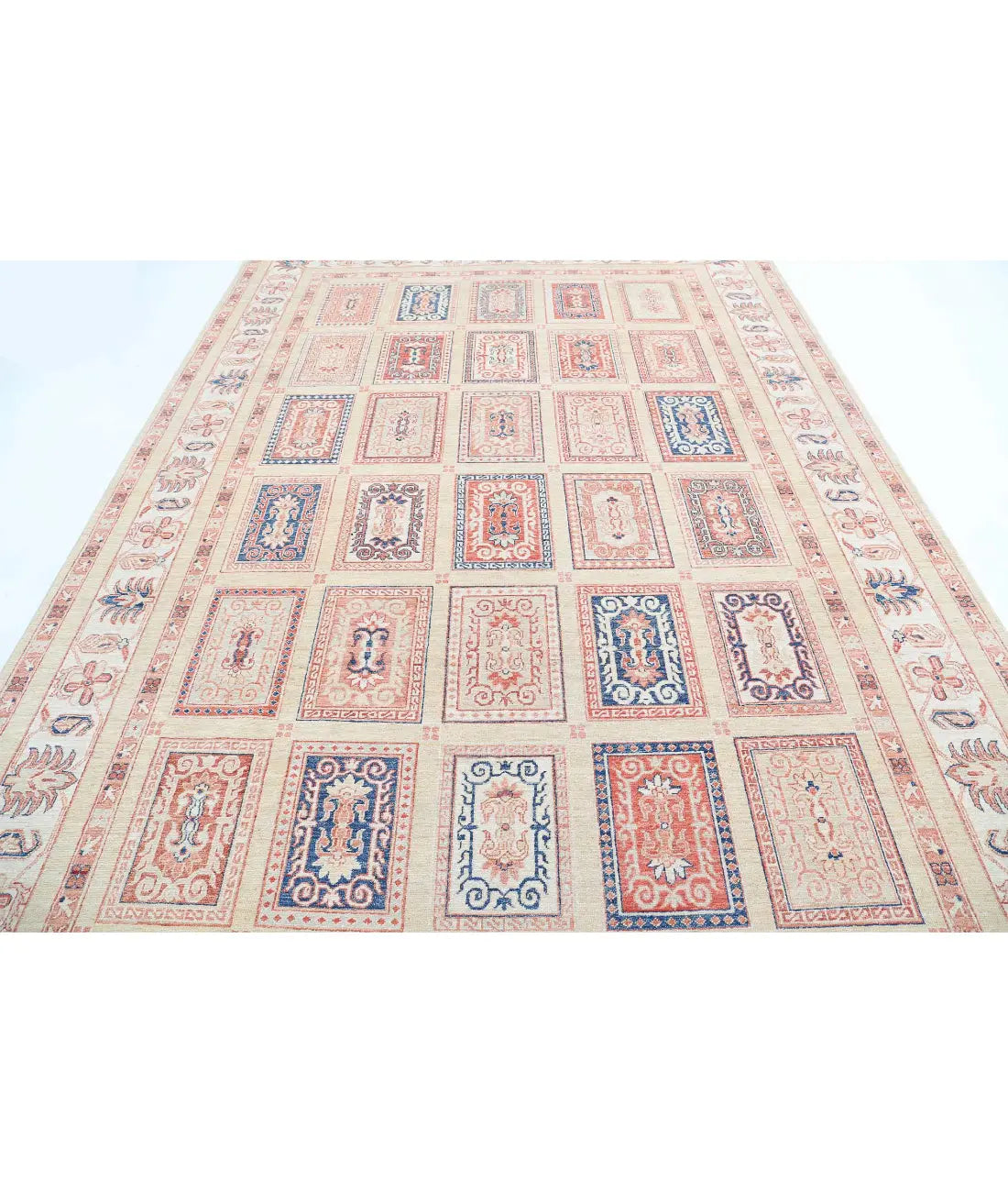 Hand Knotted Bakhtiari Wool Rug - 7'11'' x 11'6''
