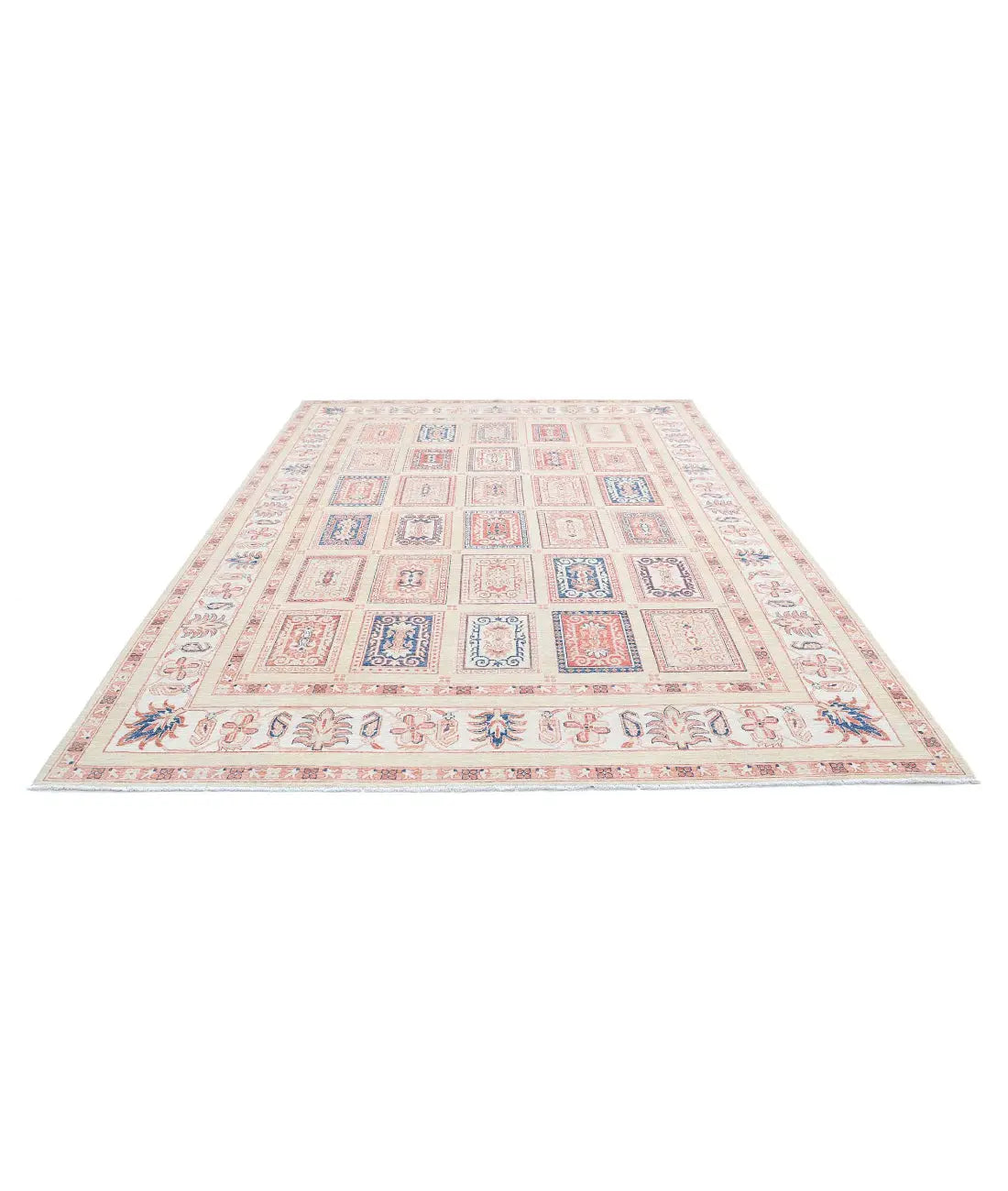 Hand Knotted Bakhtiari Wool Rug - 7'11'' x 11'6''