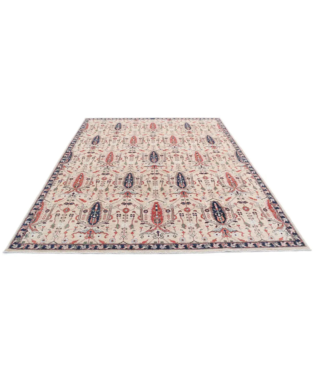 Hand Knotted Bakshaish Wool Rug - 7'10'' x 9'10'' - Arteverk Rugs Area rug