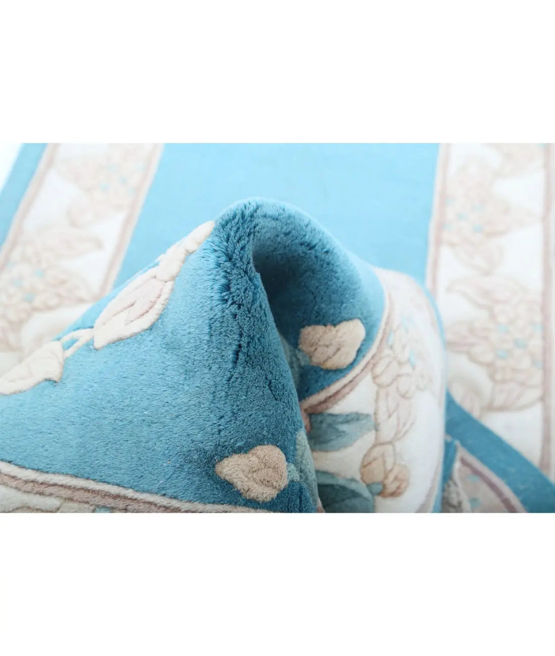 Alfombra china de lana anudada a mano - 2'3'' x 11'11''