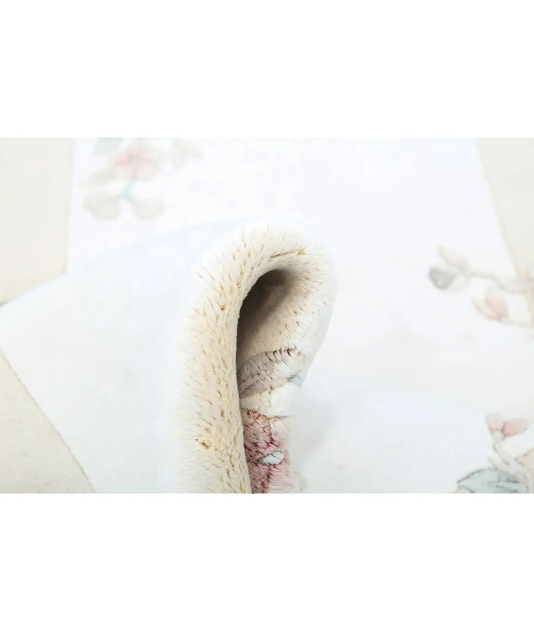 Alfombra china de lana anudada a mano - 2'6'' x 10'4''