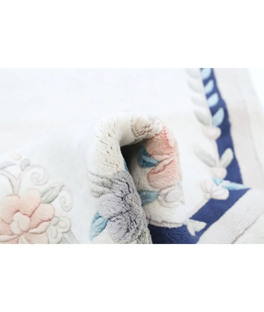 Alfombra china de lana anudada a mano - 2'6'' x 11'10''