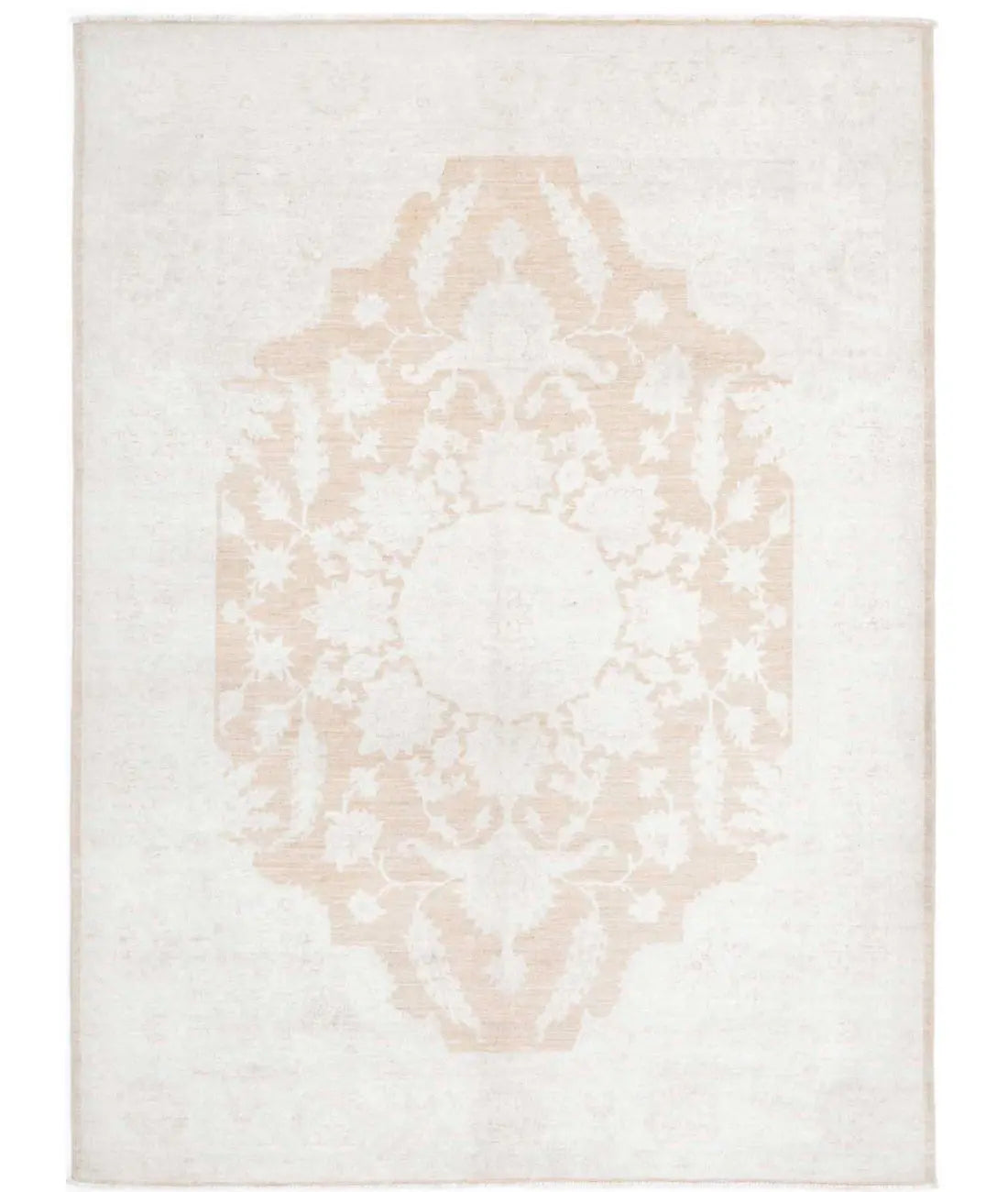 Hand Knotted Fine Ariana Serenity Wool Rug - 4'10'' x 6'9''