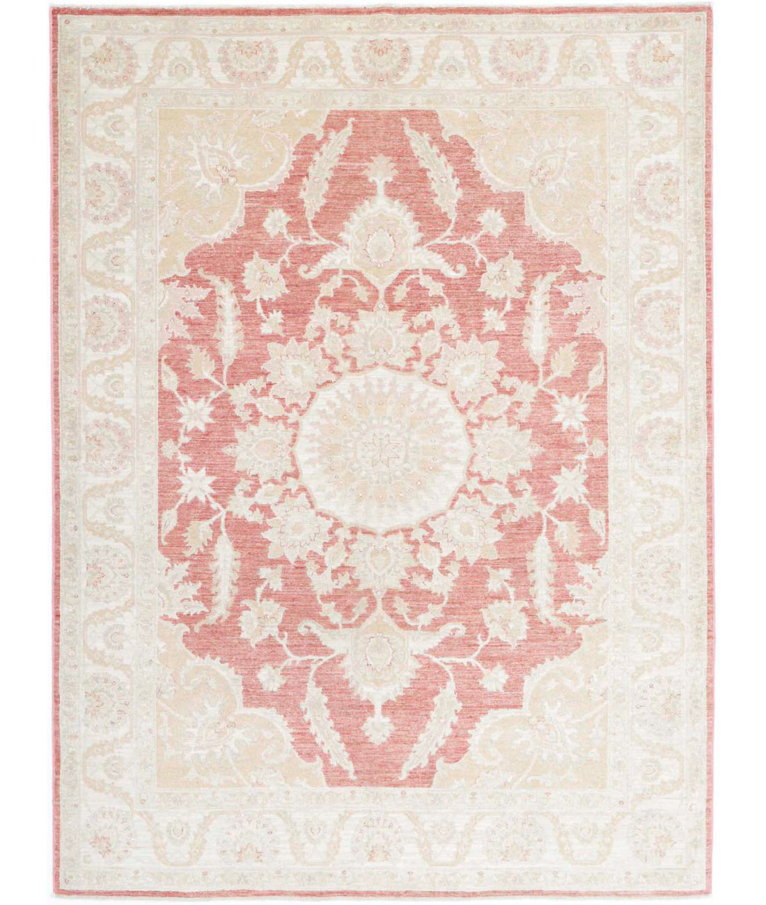 Hand Knotted Fine Ariana Serenity Wool Rug - 4'11'' x 6'7''