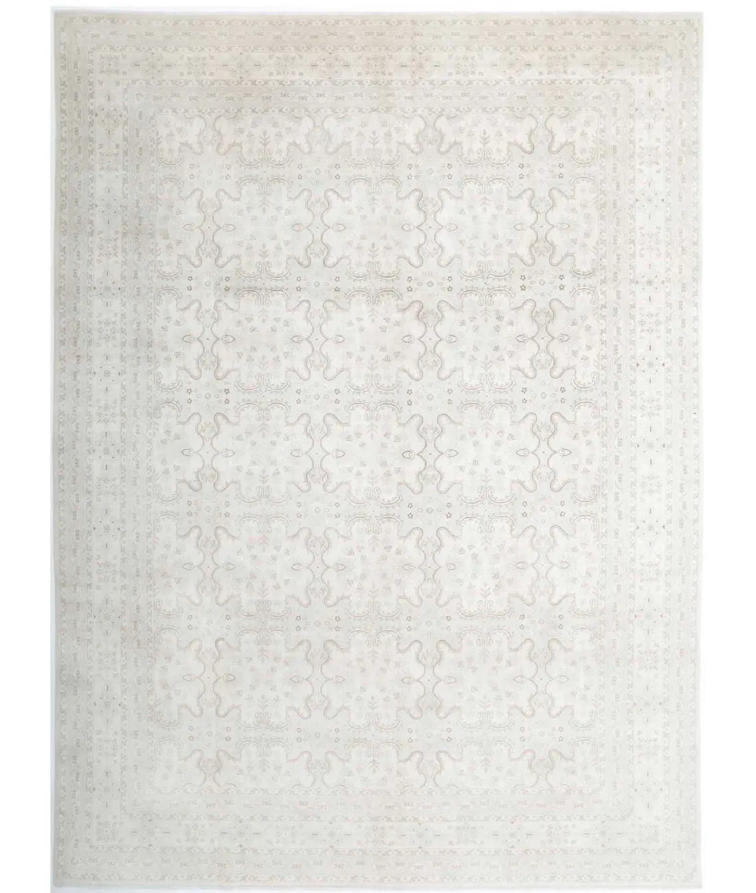 Hand Knotted Fine Ariana Serenity Wool Rug - 9'10'' x 13'5''