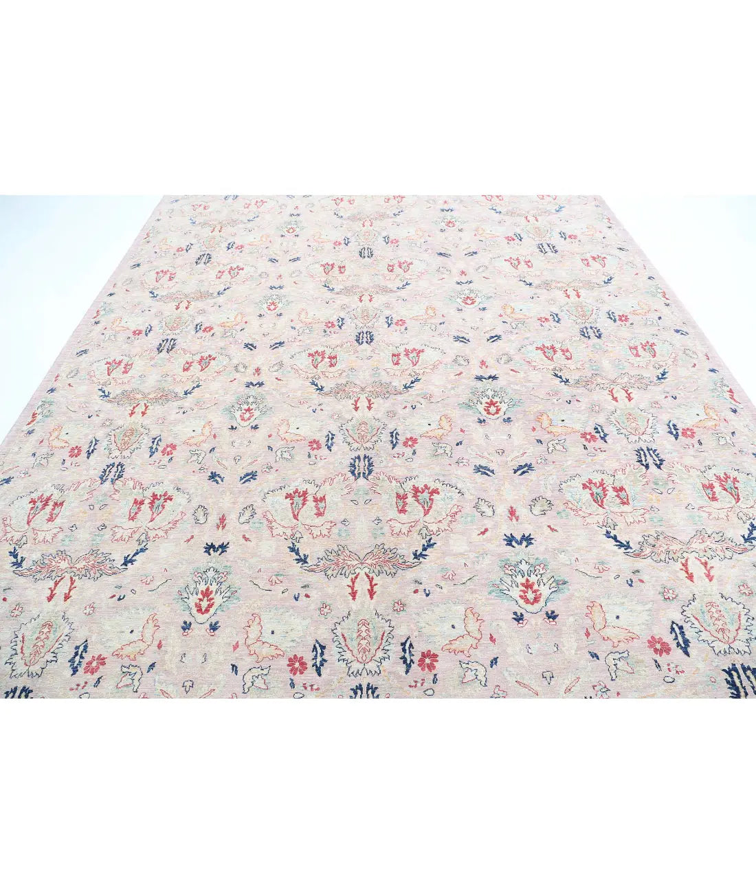 Hand Knotted Fine Artemix Wool Rug - 8'10'' x 11'9'' - Arteverk Rugs Area rug