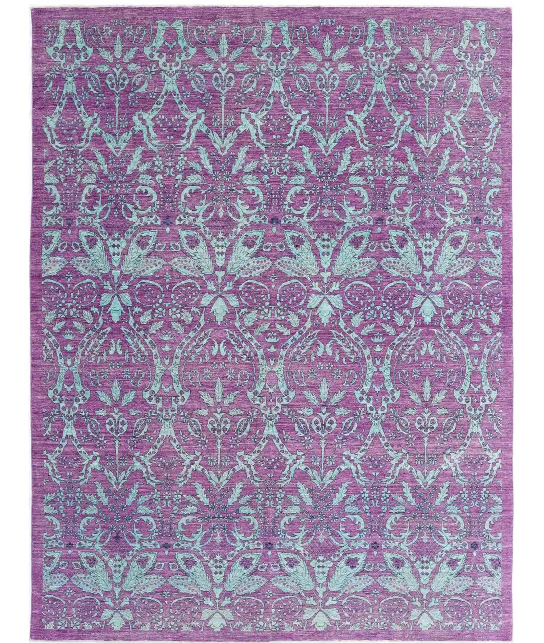 Hand Knotted Fine Artemix Wool Rug - 8'9'' x 11'7'' - Arteverk Rugs Area rug