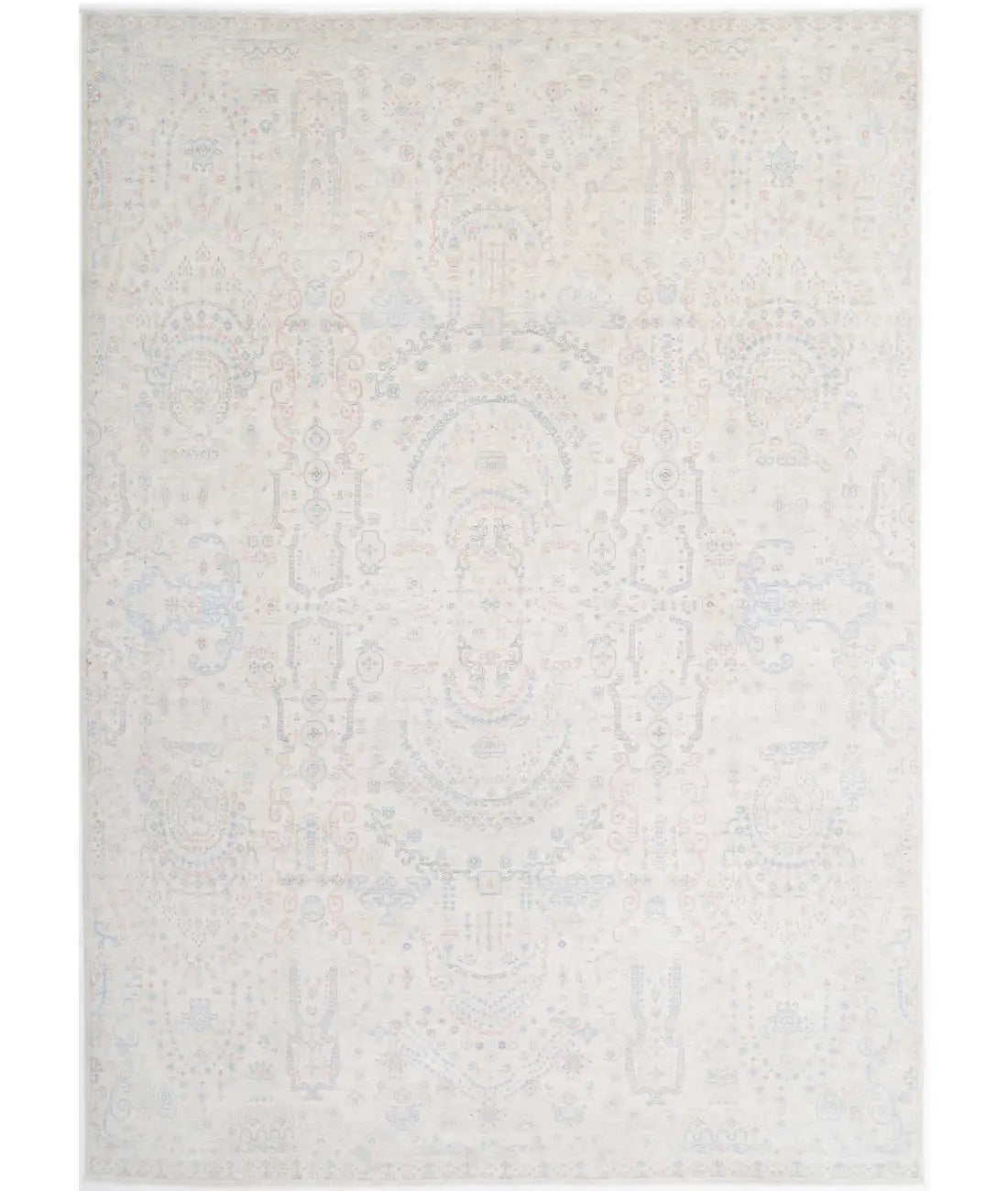 Hand Knotted Fine Artemix Wool Rug - 9&#39;10&#39;&#39; x 13&#39;8&#39;&#39; - Arteverk Rugs Area rug