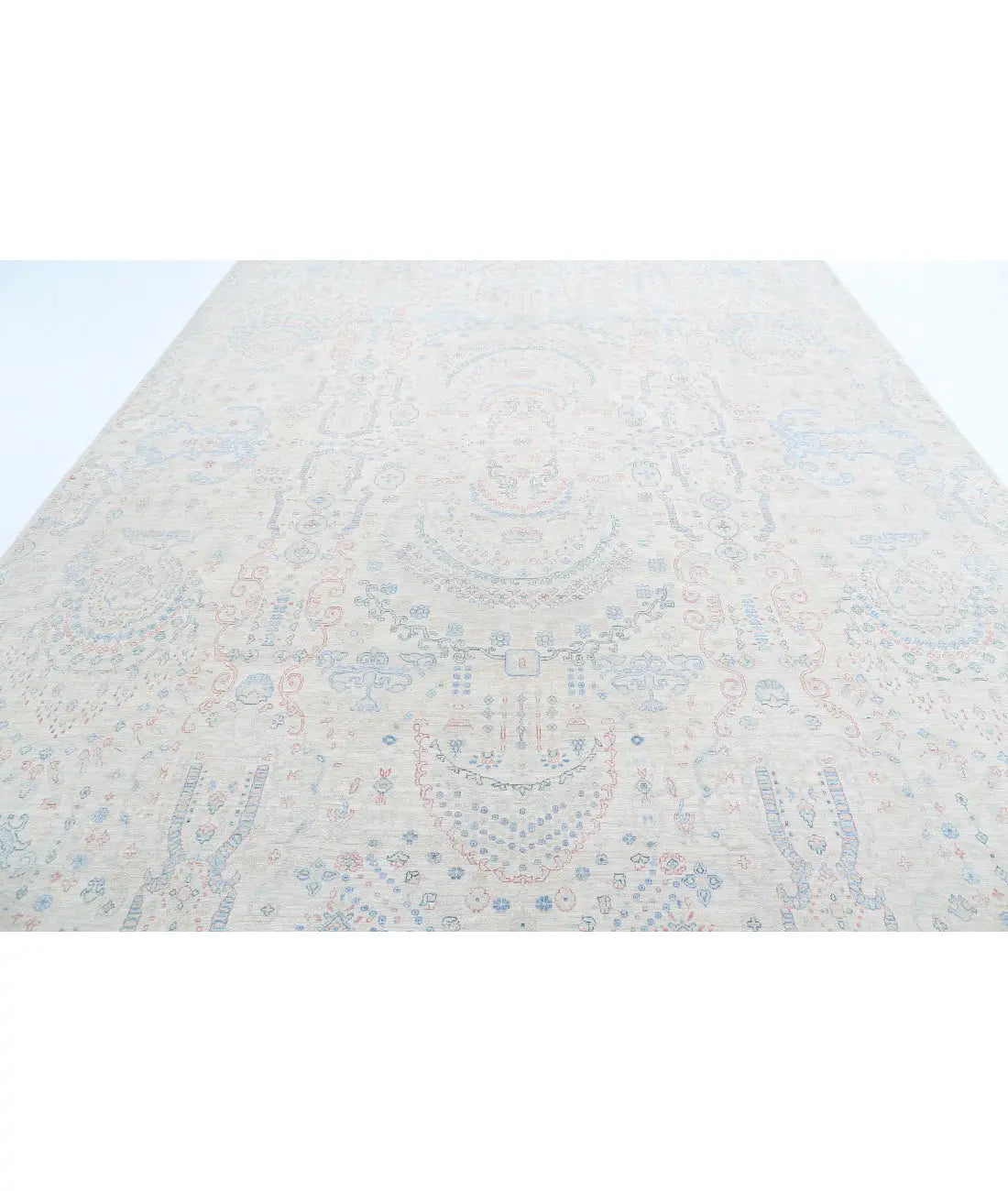 Hand Knotted Fine Artemix Wool Rug - 9'10'' x 13'8'' - Arteverk Rugs Area rug