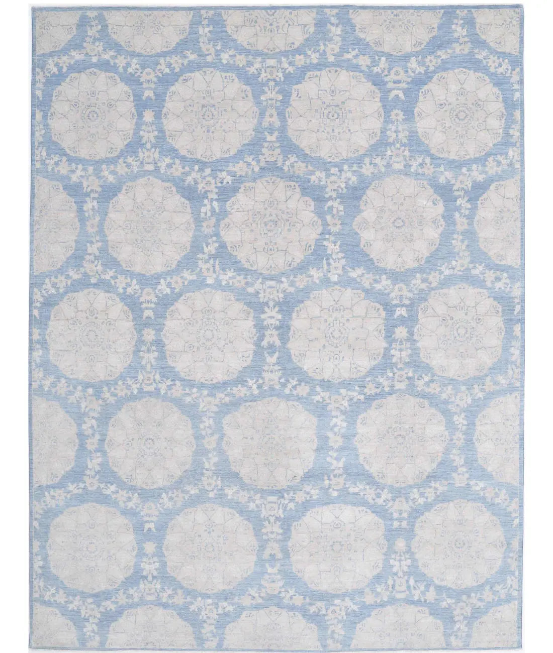 Hand Knotted Fine Ariana Wool Rug - 9'2'' x 12'0''